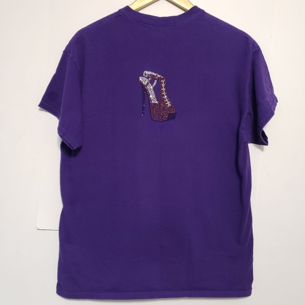 Baltimore Ravens Rhinestone Football tee - Picture 3 of 7